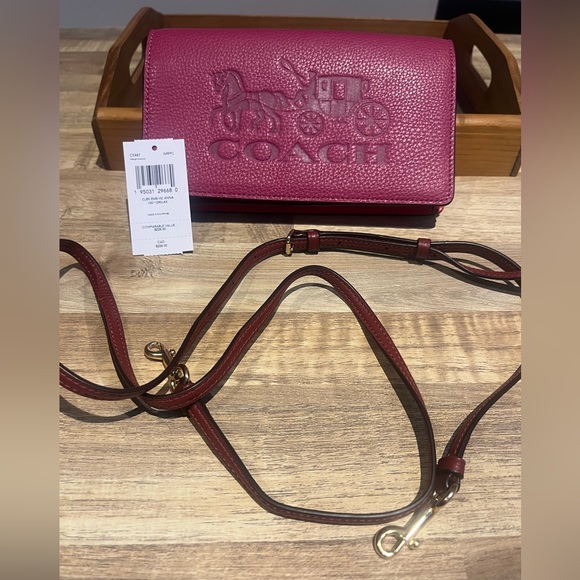 NEW Coach Anna Foldover Clutch Crossbody - Picture 2 of 15